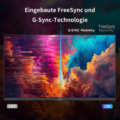 Gaming Monitor – Pc Scherm – Computermonitor – Beeldscherm – 24 Inch QHD – 2560x1440 Resolutie – IPS Paneel – 100Hz Verversingssnelheid – Adaptive Sync – HDR10 – VESA Mount
