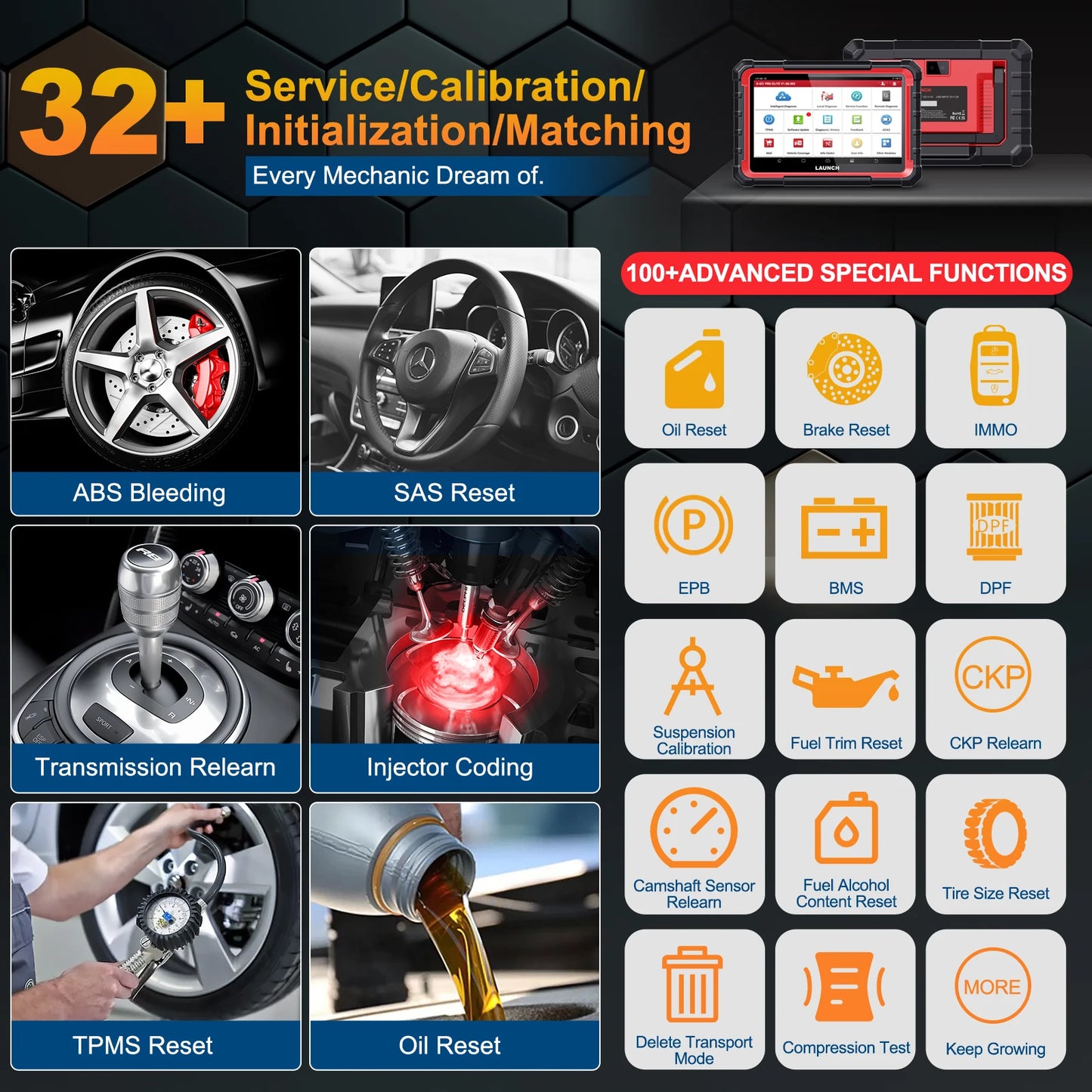 OBD2 Scanner – Auto Uitleesapparaat – Diagnose Scanner – ECU Codelezer – OBD Diagnose Tool – Android 10.0 – 8 Inch Touchscreen