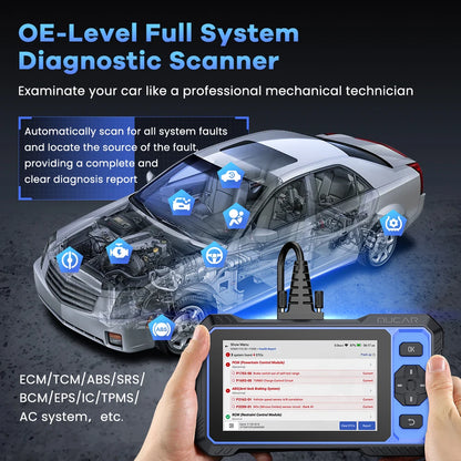 OBD2 Scanner – Auto Uitleesapparaat – Diagnoseapparaat – Foutcode Lezer – Uitleesapparatuur – Volledige Systeemdiagnose – 20 Onderhoudsresets – Bi-directionele Controle – CAN FD Ondersteuning - QUORE