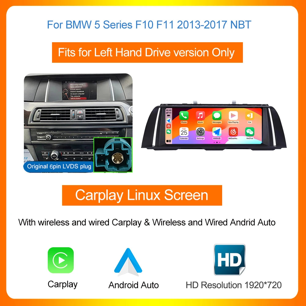 Car Multimedia Unit – Car Radio – Navigatiesysteem – Auto Entertainment – Infotainment Systeem – 10,25 Inch HD Touchscreen – Draadloos Apple CarPlay & Android Auto