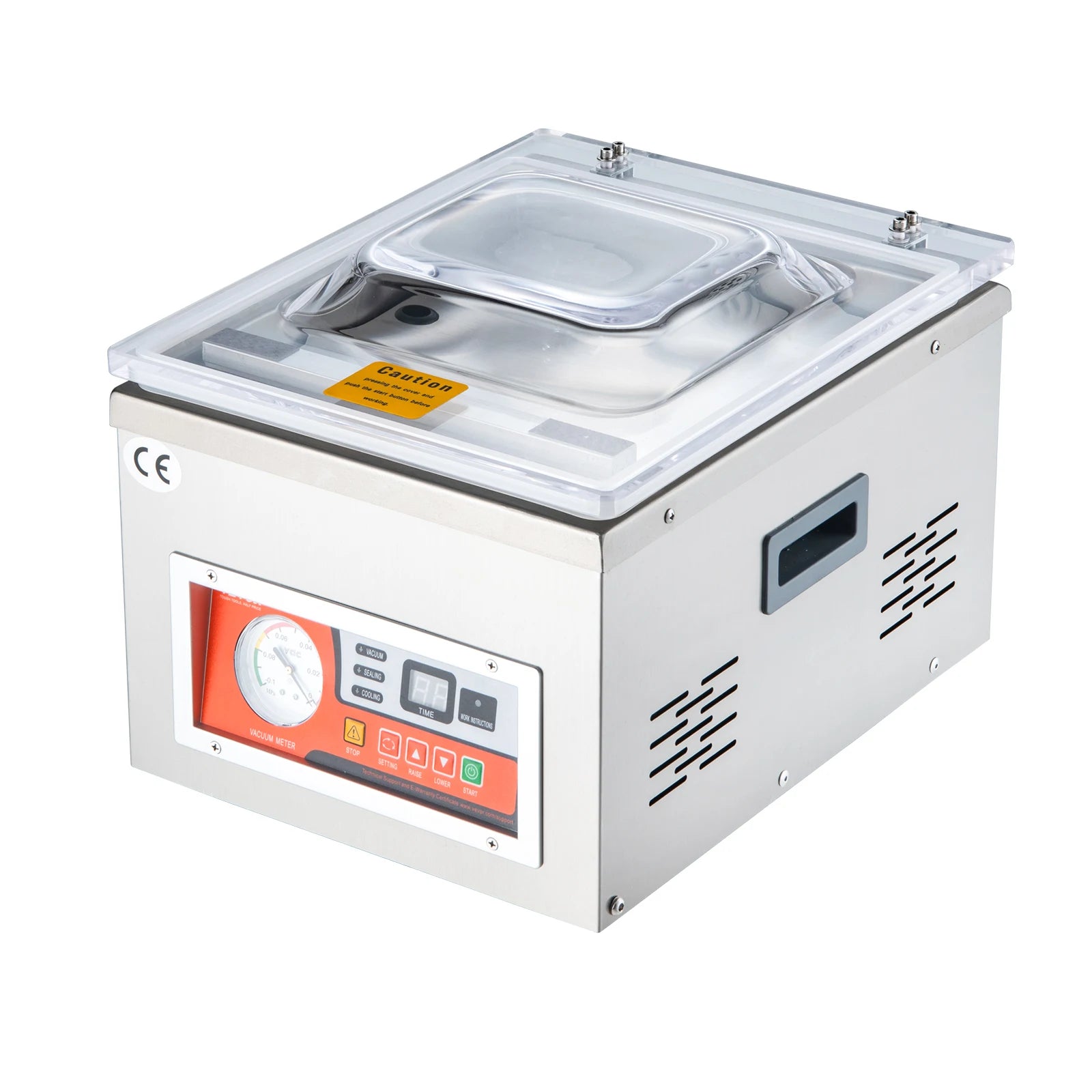 Vacumeermachine - Vacuümverpakkingsmachine - Vacuümmachines - Kamermodel Vacuümsealer - 260W - met 15,7" Seallengte - Commerciële - Foodsaver - Seal Apparaat - voor Nat Voedsel, Vlees en Marinades - QUORE