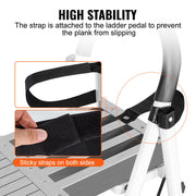 Plank - Steigerplank - Steiger Aluminium Plank - Telescopische Steigerplank - Steigerplank - 8-13 ft - 500lbs Draagvermogen - 12,5 inch Breedte - Aluminium Plank