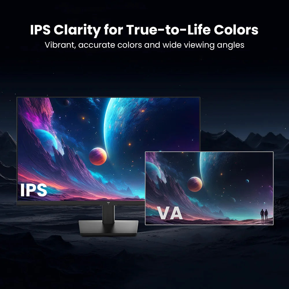 27 Inch Monitor – Computerscherm – Beeldscherm – PC Monitor – Kantoor Monitor – 2K QHD Resolutie – IPS Paneel Met HDR10 & Low Blue Light - QUORE