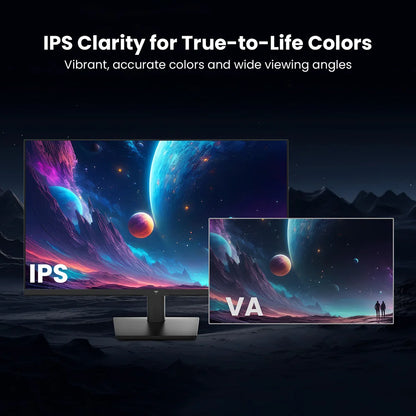 27 Inch Monitor – Computerscherm – Beeldscherm – PC Monitor – Kantoor Monitor – 2K QHD Resolutie – IPS Paneel Met HDR10 & Low Blue Light - QUORE