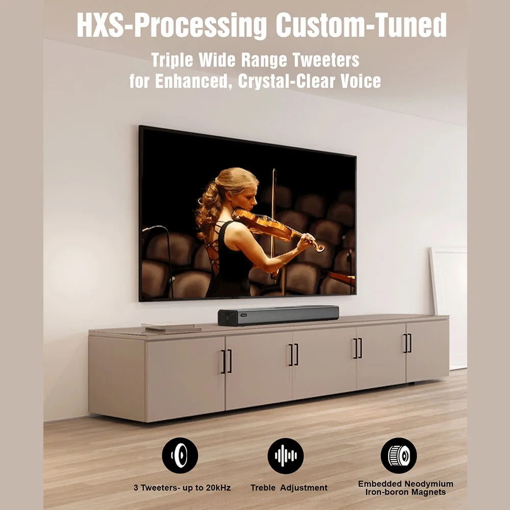 Soundbar Set – Home Cinema Soundbar – Draadloze Soundbar – Surround Soundbar – 7.1-Kanaals Geluid – 6,5 Inch Subwoofer