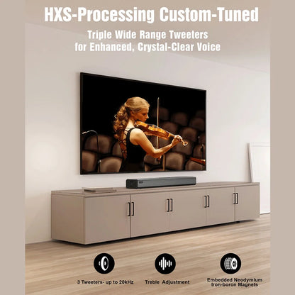 Soundbar Set – Home Cinema Soundbar – Draadloze Soundbar – Surround Soundbar – 7.1-Kanaals Geluid – 6,5 Inch Subwoofer