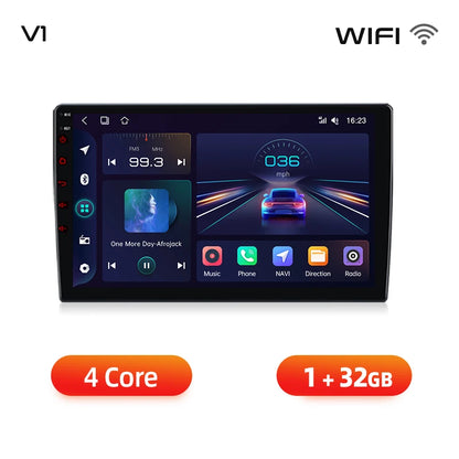 Junsun Wireless CarPlay Android Auto Car Radio For Audi A3 8P 2003 2004 2005 2006 - 2013 GPS Multimedia 2 din Systems Stereo - QUORE