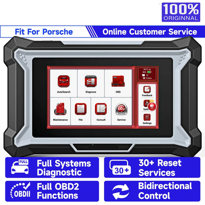 Porsche Diagnose Scanner – OBD2 Tool – Multisysteem Scanner – Auto Diagnosetool – Foutcode Uitlezer – 30+ Resetfuncties – Levenslange Updates