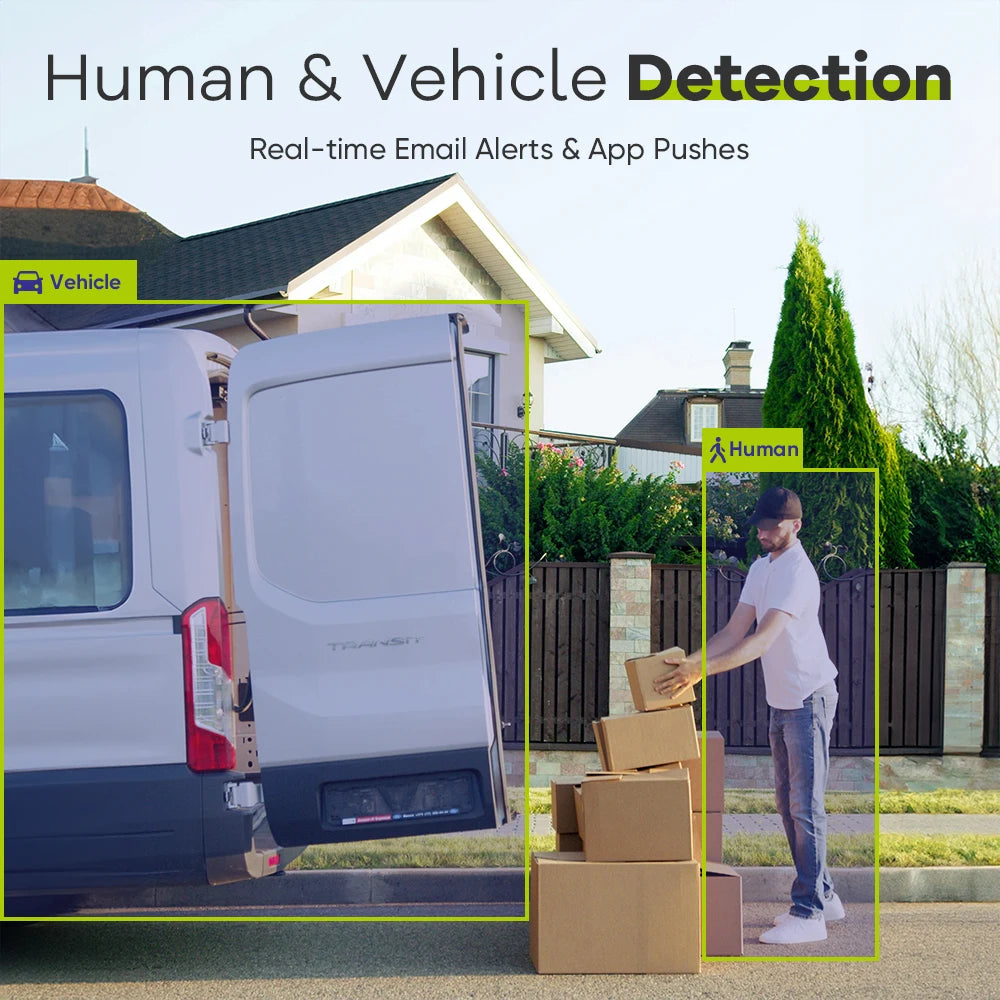 5MP 8-kanaals beveiligingsset – NVR systeem – IP camera set – PoE bewakingscamera – Videobewaking – Kristalhelder nachtzicht – Eenvoudige installatie zonder HDD
