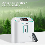 Zuurstofconcentrator - Oxygen Concentrator - Zuurstofpomp - Luchtreiniger - Pollen - Zuurstof - Draagbaar - 96% Concentratie - 1L-8L - Zuurstof Generator - Wit