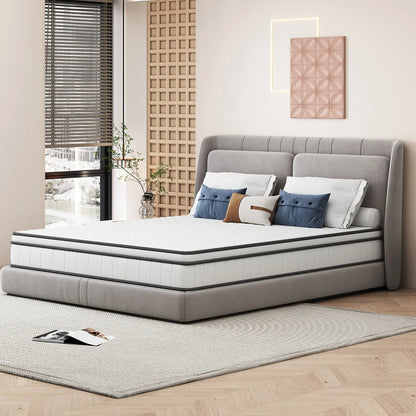 Veerbed – Pocketveringmatras – Matras – Slaapsysteem – Matras Pocketveren – 25 Cm Dikte – Ademend Gebreide Stof