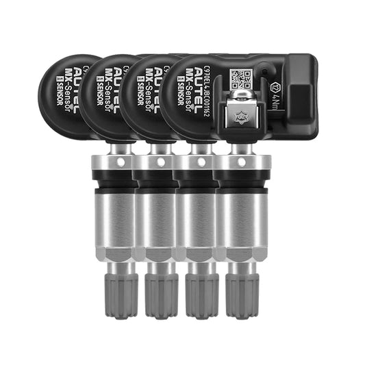 MX Sensor - MaxiTPMS Pad - MaxiTPMS Pad - Bandenspanning Programmeur - MX-Sensor Programmeur - TPMS-tool - 2-in-1-sensor - Metaal - Zilver - QUORE