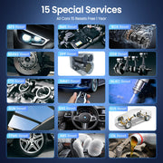 OBD2-scanner - Diagnosecomputer - Slimme diagnosetool - Foutverwijdering - Actietest - 15 Reset - TCM-injector autodiagnosetool