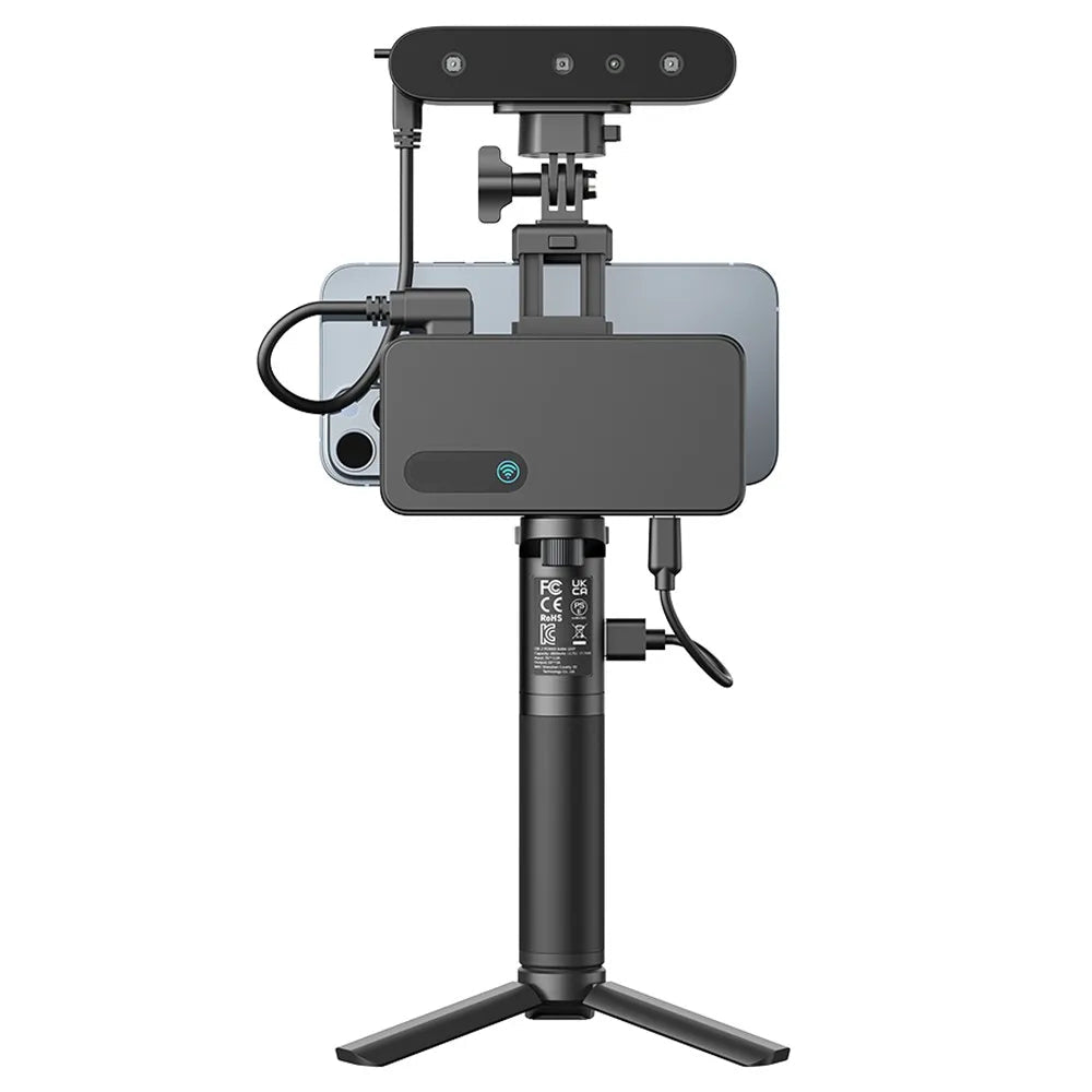 3D-Scanner – 3D-Scanner Compact – 3D-Modelscanner – Digitale Scanner – Hoge Nauwkeurigheid 0,1 Mm – Wifi6 Draadloos