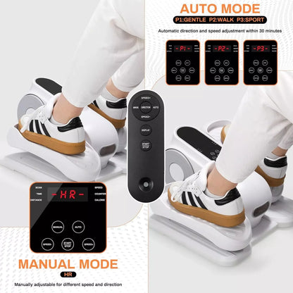 Elektrische Elliptische Trainer – Crosstrainer – Fiets Trainer – Zit Fiets – Pedal Trainer – Stil & Compact Ontwerp – Verstelbare Snelheid Met Afstandsbediening
