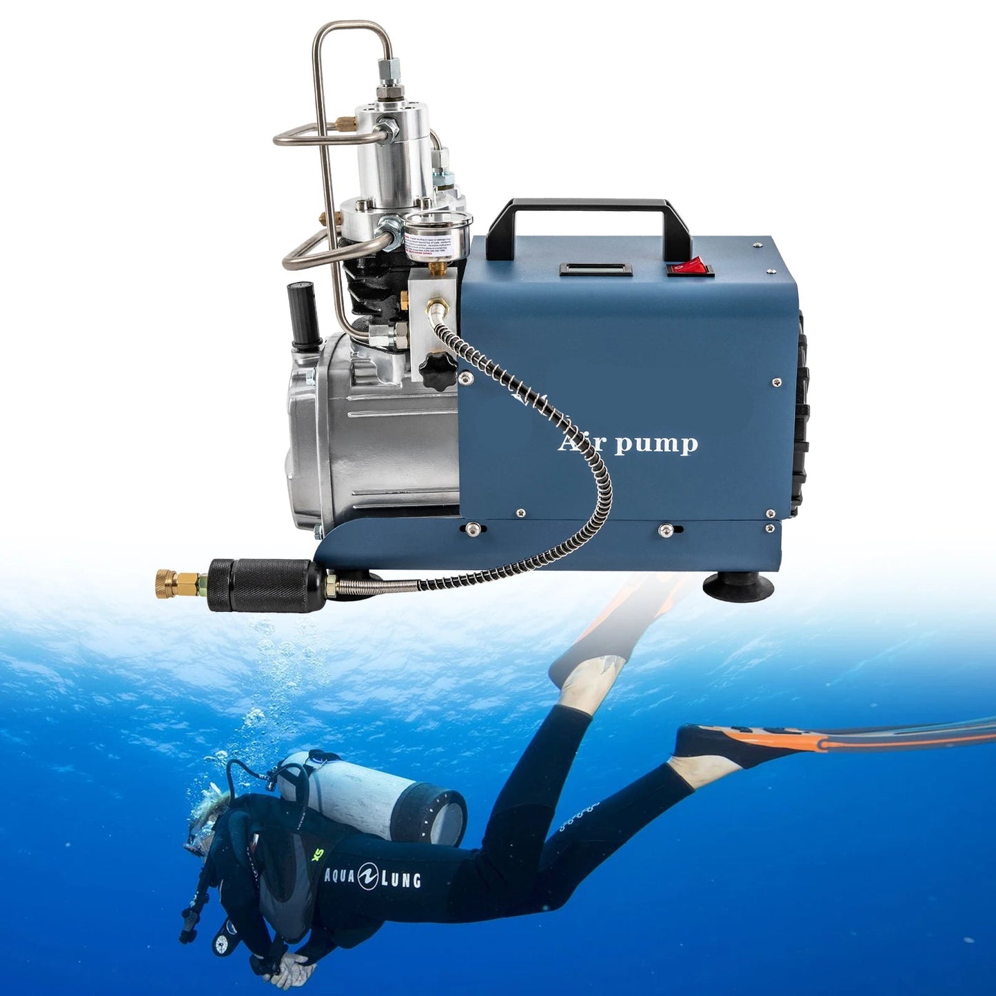 Mobiele Luchtcompressor – Draagbare Compressor – Pneumatische Compressor – Compacte Compressor – Snelle Compressie – Watergekoeld Systeem
