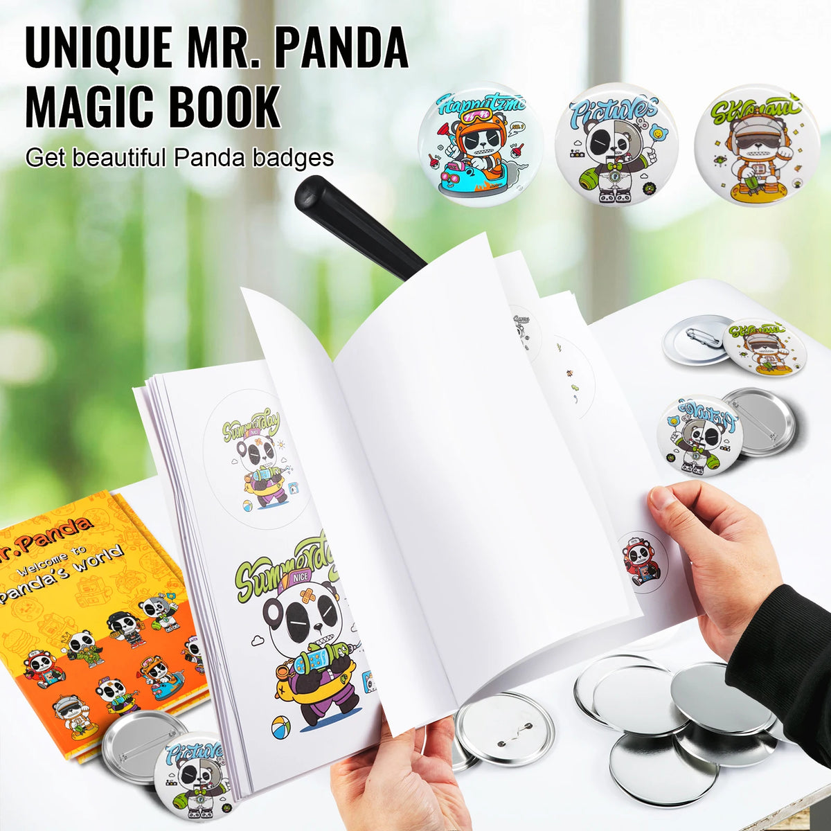 Button Maker - Button Maker Machine - Buttons - Badge Maker - Button Machine - Pin Maker - 75MM - 500st Button Parts