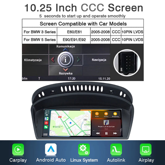 Multimedia Systeem – Autoradio – Navigatiesysteem – Touchscreen Radio – Draadloos CarPlay – 8,8 Inch Scherm – Ingebouwde GPS & YouTube