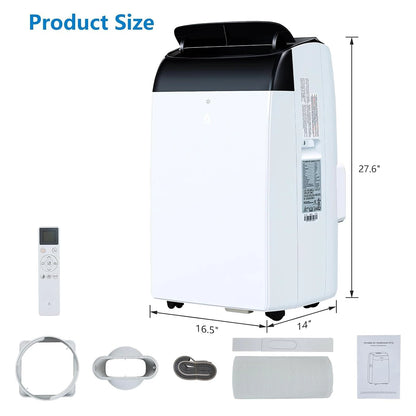 Draagbare Airconditioner – Mobiele Airco – 3-in-1 Airco – Koelmachine – Ontvochtiger – 10000 BTU – 42 Liter Ontvochtiging - QUORE