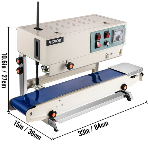 Seal Apparaat - Sealer - Vacumeermachine - Vacuüm Sealer Automatisch - Zakband sluitmachine - Verticaal - voor Zakfolie