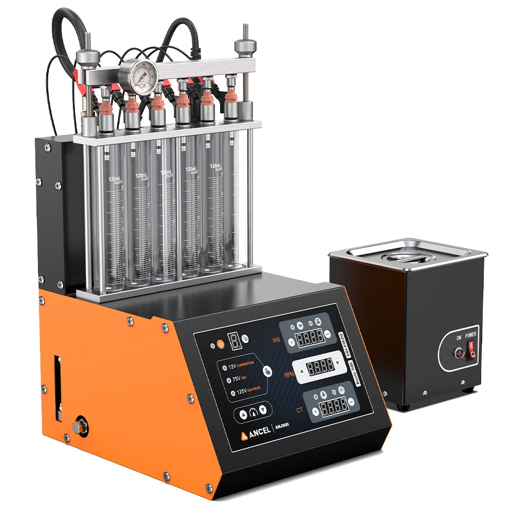 Brandstofinjector Reiniger – Injector Cleaner – Ultrasonische Reiniging – Injector Tester – On-Vehicle Reiniging – Motortoerental Simulatie