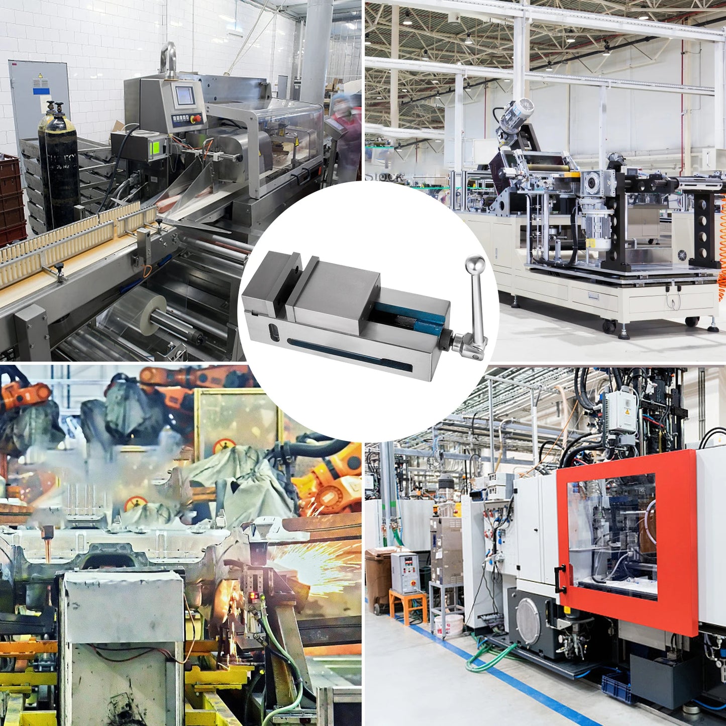 Vice - Vise Table Clamp - Bench Vice - Vise Clamp - 4 Inch Jaw Width - High Precision Vice - Fixed Jaw