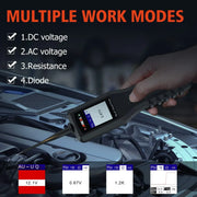 PB100 - Auto-circuittester - Alle circuittester - Inspectie-instrumenten - Power Circuit-sondekit - Digitale Voltmeter - TFT-kleurendisplay - 24V - Zwart