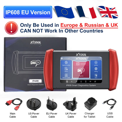 Autodiagnoseapparaat – OBD2 Scanner – Diagnosecomputer – Uitleesapparaat – Auto Scanner – 30+ Servicefuncties – CAN FD Protocol – Levenslange Updates - QUORE