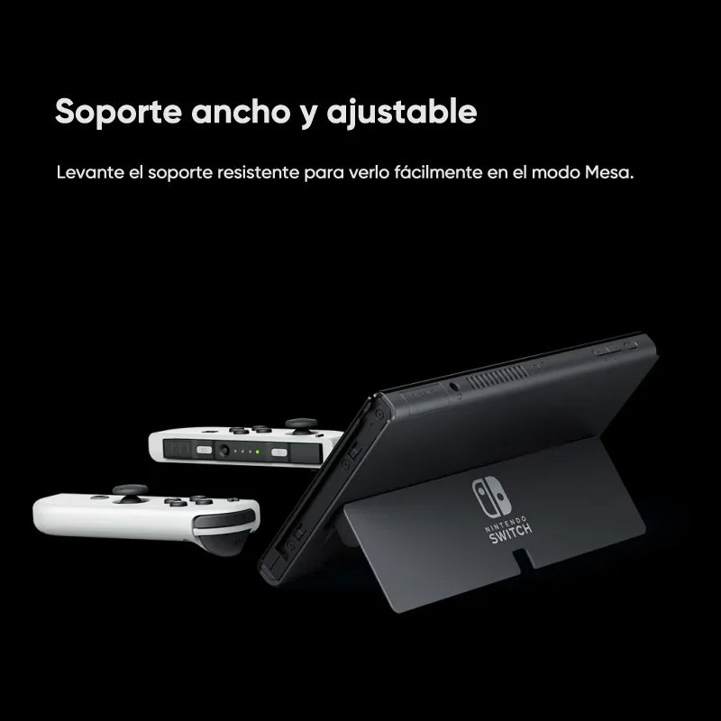 Nintendo Switch OLED Model 7 Inch Screen Joy‑Con Handle Enhanced Audio Adjustable Console Stable TV Mode Video Game - QUORE
