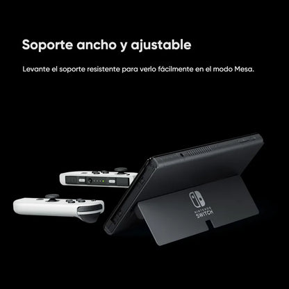 Nintendo Switch OLED Model 7 Inch Screen Joy‑Con Handle Enhanced Audio Adjustable Console Stable TV Mode Video Game - QUORE