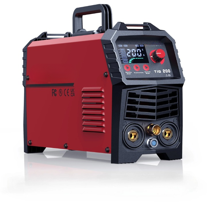 Lasmachine – TIG Lasser – MMA Lasser – 2-In-1 Lasser – Inverter Lasapparaat – 200 Ampère – Instelbare Gasnablasting