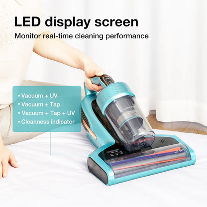 Anti-mijtstofzuiger – Stofzuiger Voor Bedden – Matrasreiniger – Allergievrije Reiniging – Huisstofmijt Verwijderaar – 700W Krachtige Motor  – Blauw EU Variant