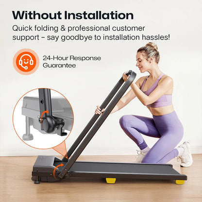 Loopband – Loopmachine – Hardloopband – Fitnessapparaat – Compact Ontwerp – 2,5PK Motor – Stil Geluid