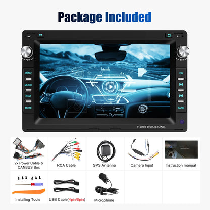 ESSGOO Android 15 Carplay Car Radio 4+64G For VW Golf Jetta MK4 Polo 9N Passat B5 T5 T4 Car Multimedia Player GPS WiFi RDS