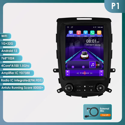 Autoradio – Multimedia Speler – Navigatiesysteem – CarPlay Radio – Android Auto – 9,7 Inch Touchscreen – Android 13 Besturingssysteem
