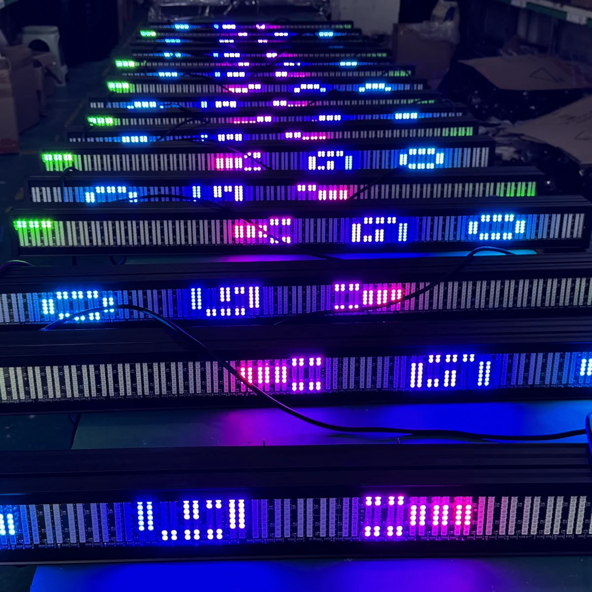 LED Stroboscooplicht – LED Bar Strobe Licht – DJ Stroboscoop – Podiumverlichting – DMX Stage Light – 200W Vermogen – RGB 3-in-1 Met 192 Segmenten