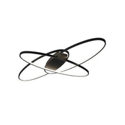Plafondlamp - Plafonniere - Industrial Ceiling Lamp - 70W - Creatieve Hanglamp - LED Kroonluchter - Zwart