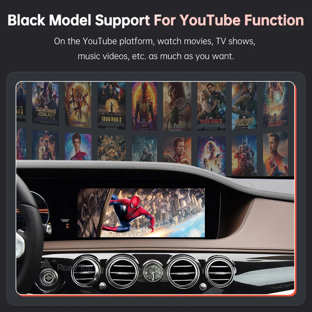 Carplay Adapter – Carplay Dongle – Draadloze Carplay – Android Auto Adapter – Mirror Link – Wireless Connectie – Plug & Play – Compatibel met Mercedes Benz S-Class W222/W217 2014-2018 - QUORE