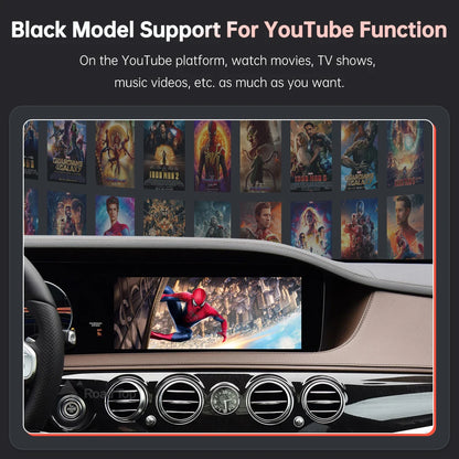 Carplay Adapter – Carplay Dongle – Draadloze Carplay – Android Auto Adapter – Mirror Link – Wireless Connectie – Plug & Play – Compatibel met Mercedes Benz S-Class W222/W217 2014-2018 - QUORE