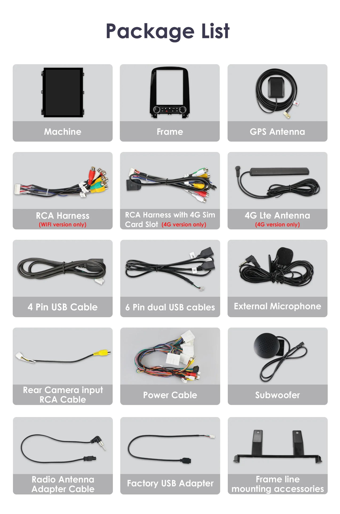 Autoradio – Multimedia Speler – Car Stereo – Auto Radio – Navigatiesysteem – 9,7 Inch Touchscreen – Android 13 – 360° Camera – 4G Wifi Connectivity