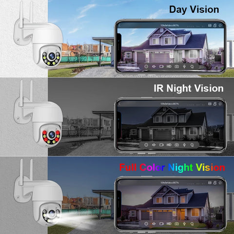 Beveiligingscamerasysteem - 8CH 5MP Camera - Openlucht - POE-camera - Bewakingscamera - AI-menselijke detectie -  Beveiligingscamera - Beveiligingscamerasysteem - Nachtzicht - 4 stuks - Wit