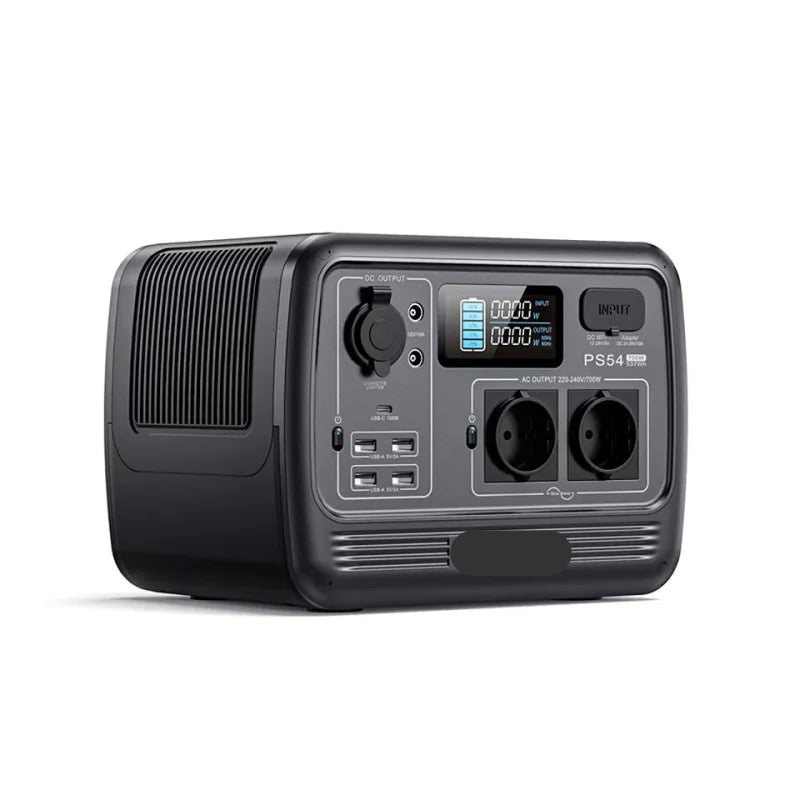 Draagbare Powerstation – Mobiele Accu – Externe Batterij – Noodstroom – 268Wh Capaciteit – 600W Vermogen