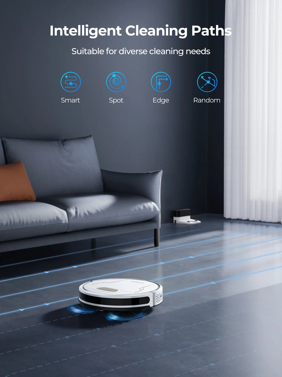 Robotstofzuiger - Stofzuiger - Dweilrobot - Vacuum Cleaner - Robotstofzuiger met Dweilfunctie - Dweilsysteem - 5000PA – Slimme Appbediening – Geplande Reiniging & Elektrisch Wassen