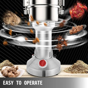 VEVOR Electric Grain Grinder Flour Herb Grinder Food grade Stainless Steel Grain Grinder