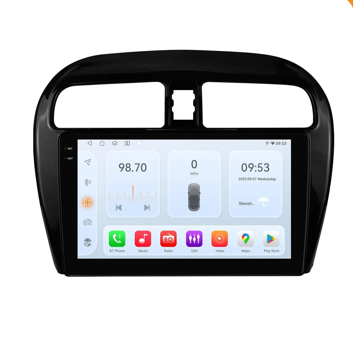 Android 14 Autoradio – Car Multimedia Speler – Navigatiesysteem – Touchscreen Radio – Dubbel Din – 9 Inch Scherm – Qualcomm Snapdragon Processor