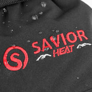 Savior Heat - Heated Gloves - Electric Heated Gloves - Winter Ski Heated Gloves - With Rechargeable Battery - Heated Mittens for Men Women - Keep Warm Outdoors - Thermal Gloves - Size S - Black