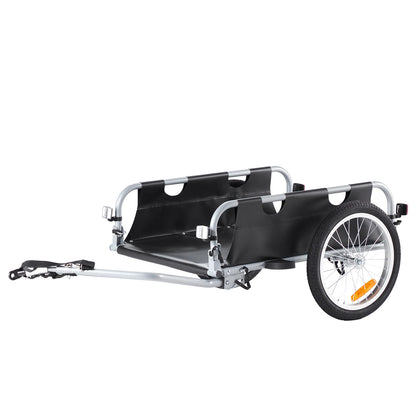 Fietsbagagekar – Fietsaanhanger – Bagagewagen – Fietskar – Aluminium Frame – 45 Kg Draagvermogen – 16-Inch Banden - QUORE