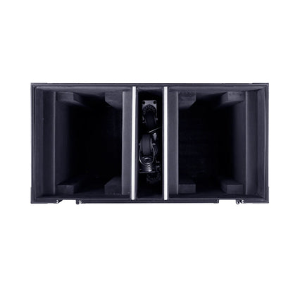 19x15W Beam & Wash Lichtunit – Podiumverlichting – DJ Verlichting – Feestverlichting – Evenementenlamp – DMX-compatibel – Robuuste Flight Case
