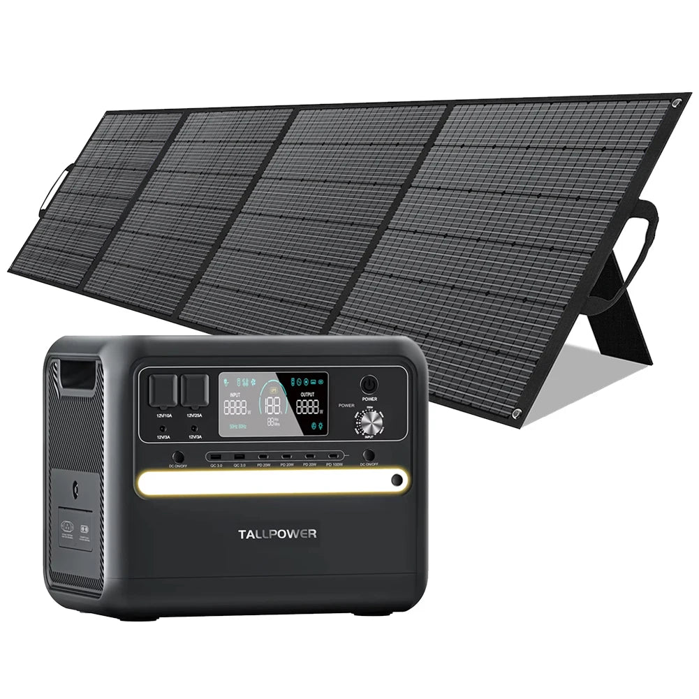 Draagbare Power Station – Mobiele Stroomvoorziening – Noodstroom – Energieopslag – 2160Wh Capaciteit – 2400W Output - And TP400