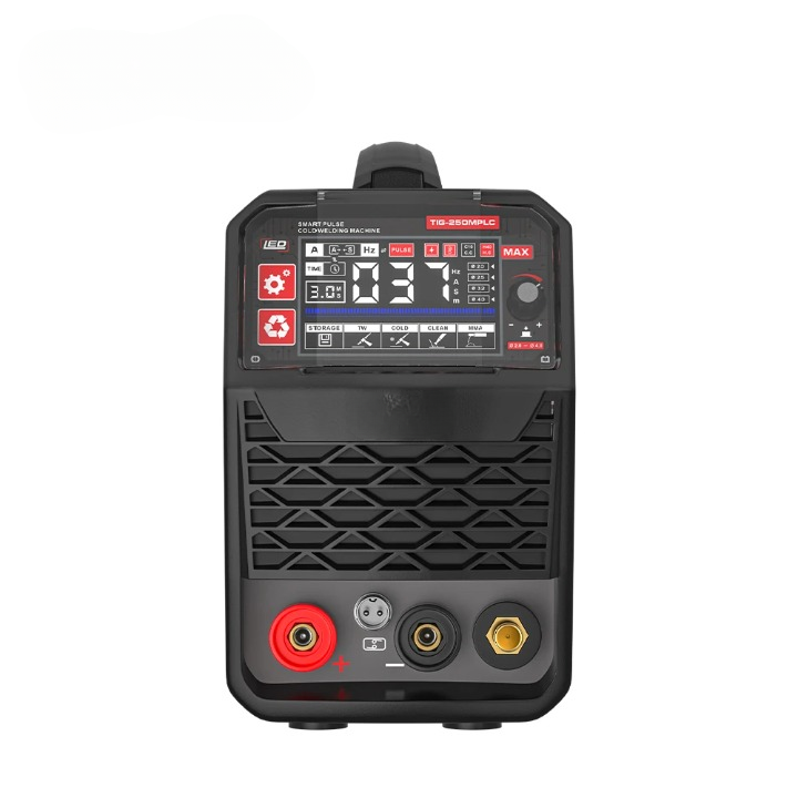 Elektrode Lasmachine - Lasmachine - Lasapparaat - Digitaal Inverterlassen - Draagbare - 110/220V TIG-lasmachine - HF TIG-puls - MMA Schoon Koud Lassen - IGBT-omvormer Booglasser - 39.6 x 14.2 x 26.8 cm - Zwart & Wit